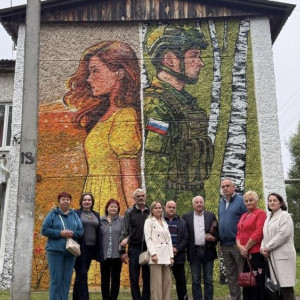 В Судогде открыли мурал, посвященный героям СВО