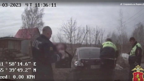 Появилось видео погони за подозреваемым в убийстве таксиста в Муроме