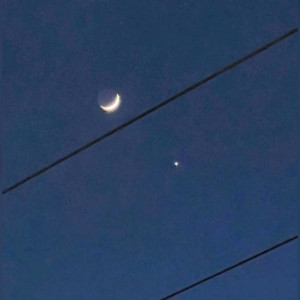 В небе над Владимиром Венера сблизилась с Луной