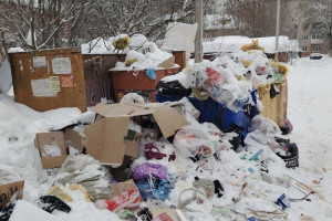 Во Владимире ежедневно до 100 дворов оказываются завалены мусором