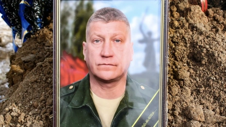 В Меленковском районе похоронили 45-летнего бойца СВО Сергея Мошкова