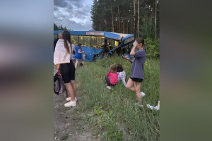 Рейсовый автобус попал в серьезную аварию под Владимиром