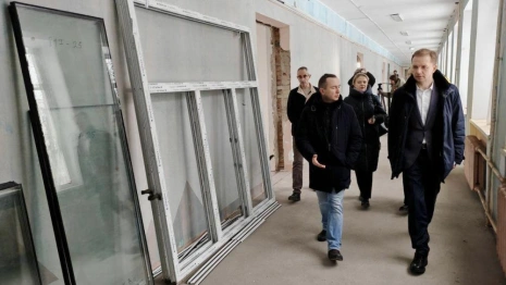 Во Владимире готовность капремонта в школе №8 оценили в 30%