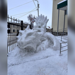 Автором снежных фигур в Юрьев-Польском оказался беженец