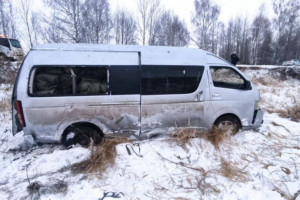 В Петушинском районе на М-12 столкнулись иномарка и микроавтобус