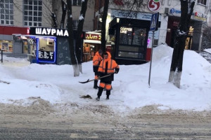 Во Владимире на шести улицах пройдет ночная уборка снега