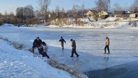 В Кольчугино 2 подростка провалились в полынью