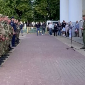 Во Владимире проводили более 20 добровольцев на службу в зону СВО