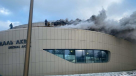 В Суздале при пожаре в аквапарке эвакуировали 210 человек