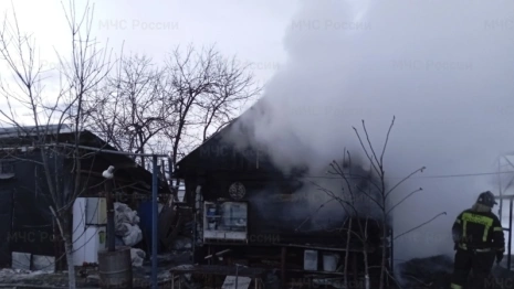 При пожаре в бане в Гороховецком районе пострадал человек