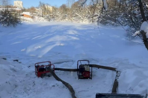Во Владимире начали очистку Добросельского пруда после загрязнения стоками