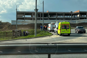 Во Владимире перевернулся автомобиль