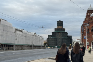 При реставрации Золотых ворот во Владимире обнаружили уникальные фрески