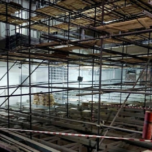 Во Владимире в здании сгоревшего театра начали восстанавливать сцену