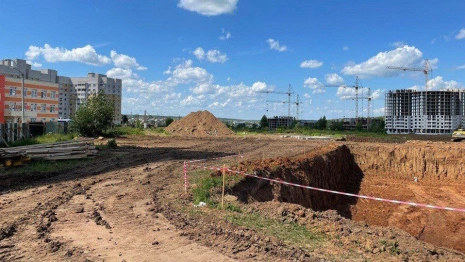 Строительство школы во Владимирском микрорайоне Сновицы-Веризино показали на фото
