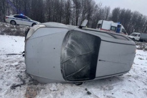 В Суздальском районе водитель иномарки-перевертыша попала в больницу