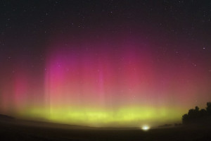Над Владимирской областью в последнюю летнюю ночь взошло северное сияние