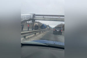 Во Владимирской области на М-7 Волга из-за ДТП с фурой выросла мертвая пробка