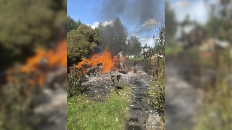 При пожаре в СНТ во Владимирской области 1 человек погиб и еще 1 пострадал