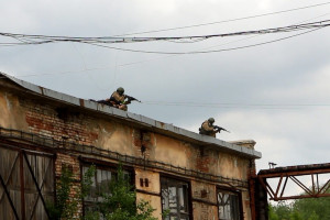 Во Владимирской области «террористы» подорвали дорогу и взяли в заложники пациентов ЦРБ