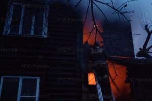 На пожаре под Александровом погибла 83-летняя пенсионерка