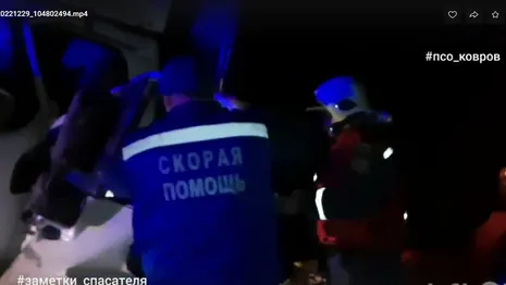 Во Владимирской области спасатели освободили зажатого в кабине дальнобойщика