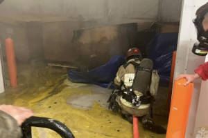 В селе под Собинкой эвакуировали 250 человек с горящего завода