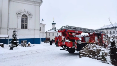 Под Владимиром загорелся Боголюбовский монастырь
