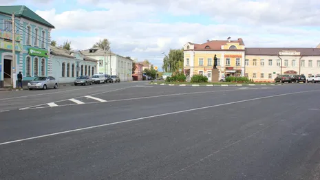 В Юрьев-Польском отремонтировали дороги в центре города