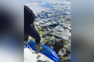 Появились фото с места гибели владимирских экс-чиновников на Волге под Нижним Новгородом