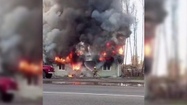 Во Владимире сгорело придорожное кафе