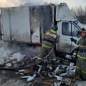 Во Владимирской области на трассе М-7 Волга загорелась ГАЗель 