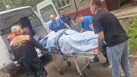 Владимирские спасатели вновь помогли медикам с транспортировкой пациента