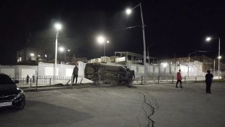 В центре Владимира водитель налетел на ограждение после ДТП