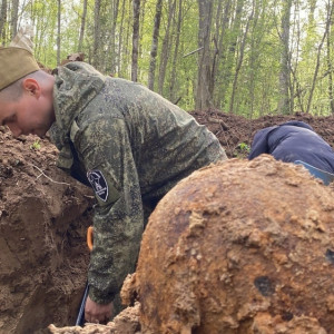 Поисковики из Владимирской области нашли в Смоленске останки двоих красноармейцев