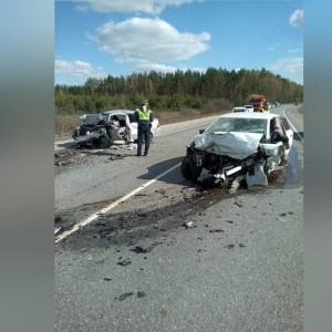 На трассе во Владимирской области лоб в лоб столкнулись две легковушки