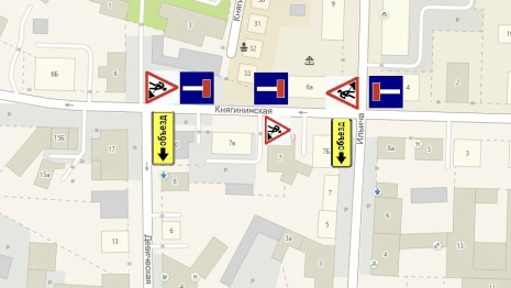 Во Владимире улицу Княгининскую переуроют на 4 часа