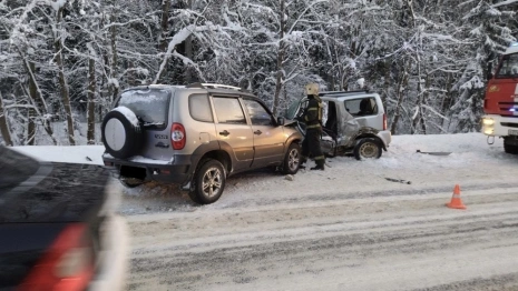 В поселке под Кольчугино человека зажало в авто после ДТП