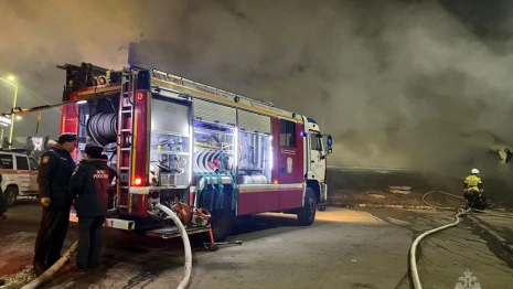 Во Владимире у ресторана «Макс Брой» произошел крупный пожар