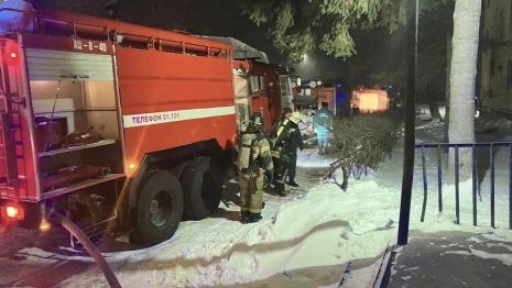 На пожаре во владимирском поселке эвакуировали 65 взрослых и 20 детей