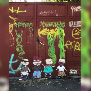 Мишкин показал новое граффити в центре Владимира