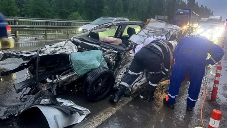 В ДТП с тремя иномарками в Камешковском районе погибли 2 человека