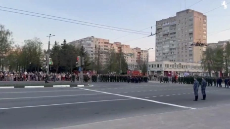 Во Владимире показали на видео репетицию парада Победы