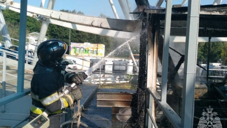 Администрация Владимира прокомментировала пожар на колесе обозрения