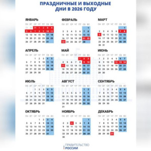 Во Владимирской области новогодние каникулы в 2026 году продлятся 12 дней