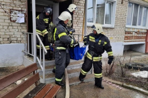 Во Владимирской области на пожаре спасли двоих человек