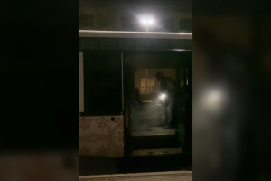 Во Владимире загорелся очередной автобус