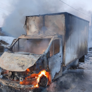 Во Владимире на Куйбышева загорелась ГАЗель