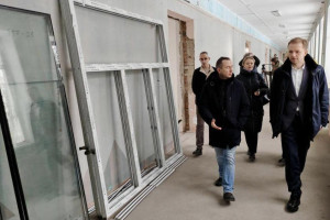 Во Владимире готовность капремонта в школе №8 оценили в 30%