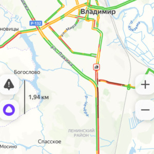 Во Владимире утром понедельника микрорайон встал в диких пробках